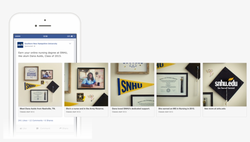 Facebook Carousel Ad, transparent png #3813493
