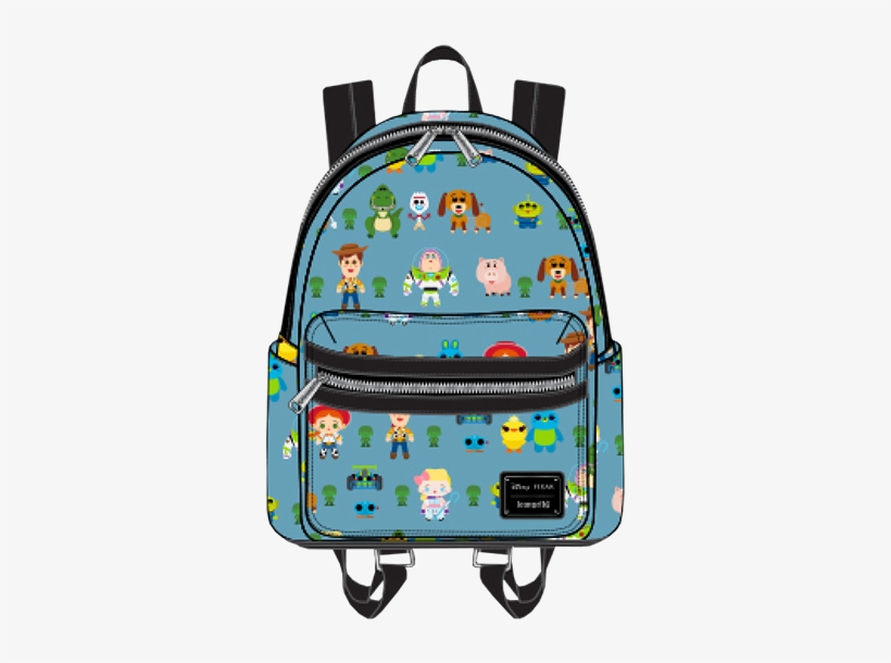 Disney Apparel Toy Story Chibi Print Mini Backpack - Backpack, transparent png #3813605