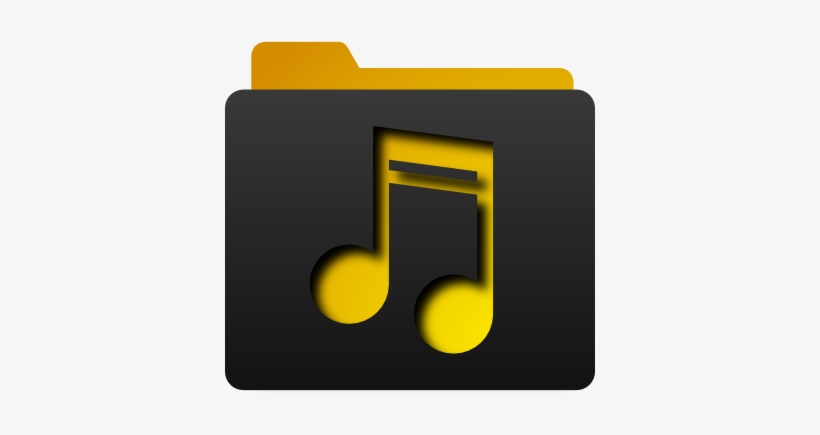 Folder Music - Albums Icon, transparent png #3813840