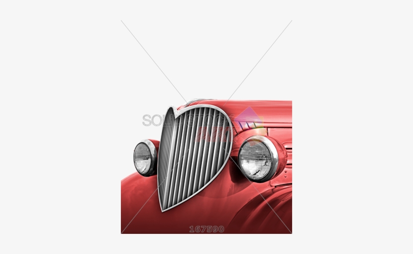 Stock Photo Of 3d Render Of Front Grille Of Vintage - If Your Heart Isn't, transparent png #3814605