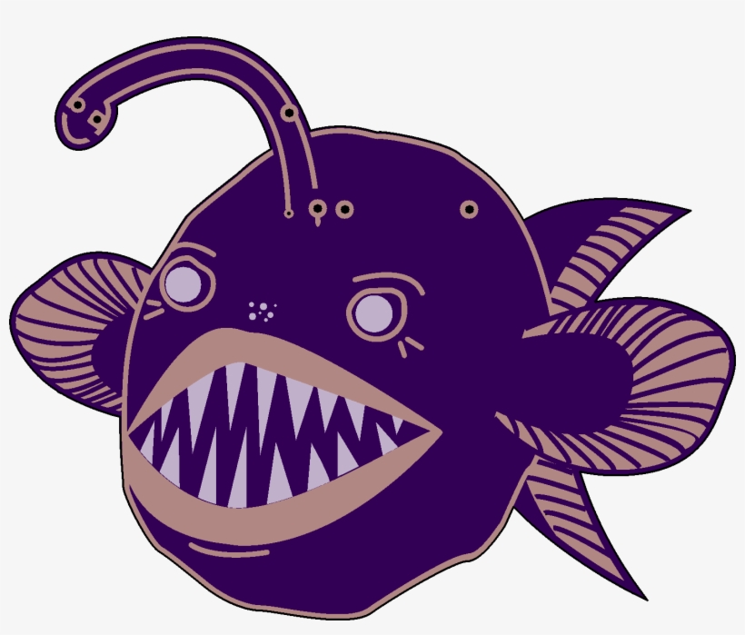 Angie The Angler Fish - Illustration, transparent png #3814679