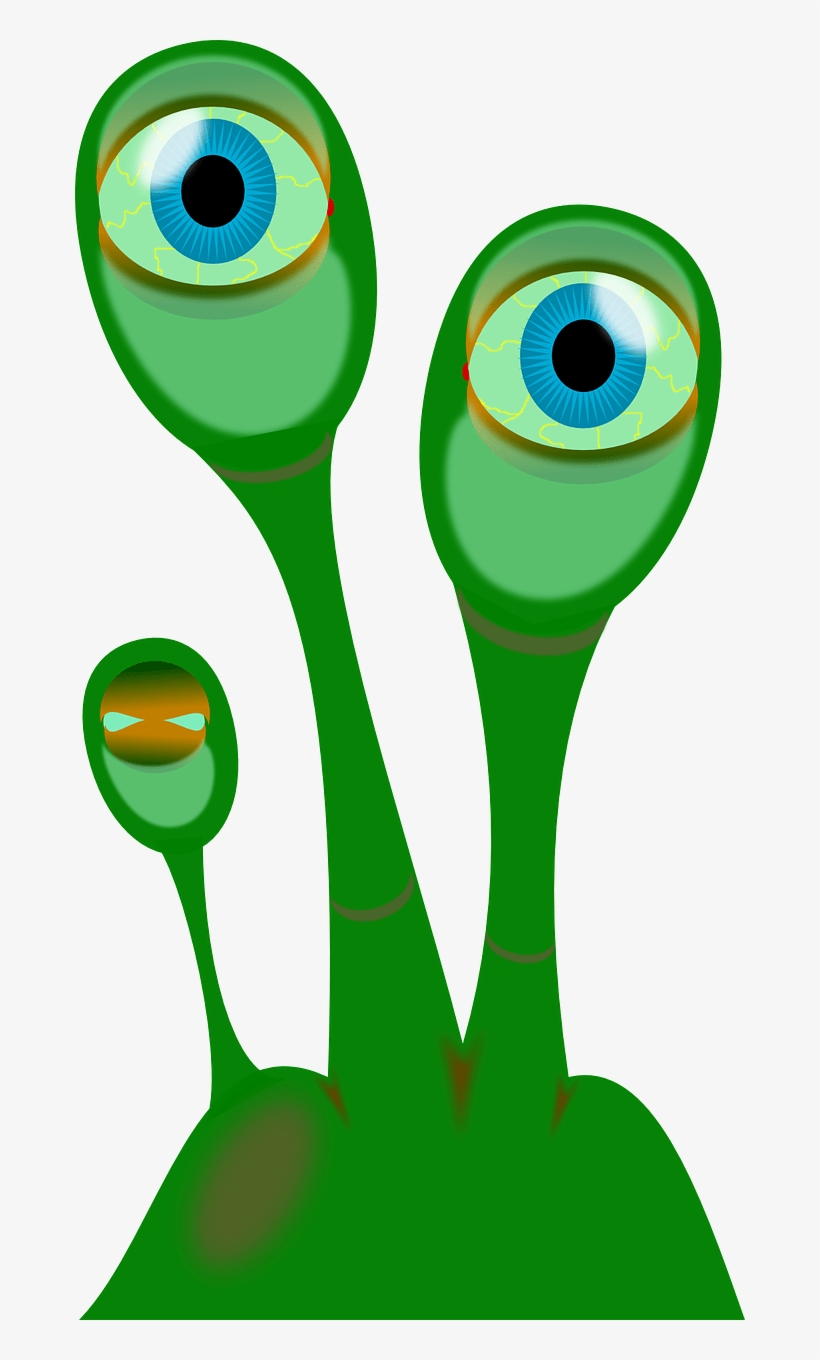 Ode To The Anglerfish Champ Of Weird - Alien With Long Eyes Cartoon, transparent png #3815163