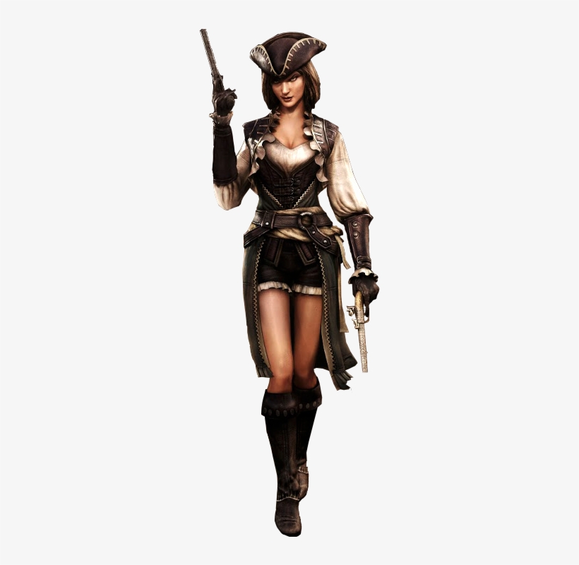 Ac4mp-ladyblack - Assassins Creed Black Flag Lady Black, transparent png #3815391