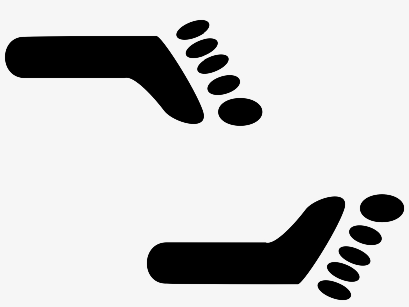 Clip Art Aztec Svg Pdf - Huellas De Pies Aztecas, transparent png #3816397