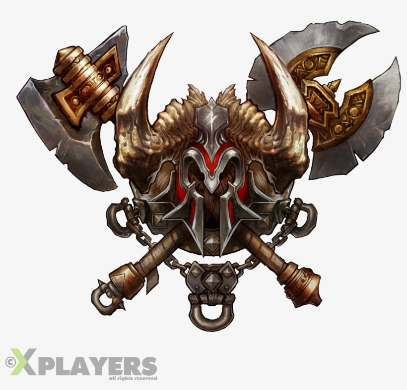 Diablo 3 Cutouts - Diablo 3 Barbarian Crest, transparent png #3816960