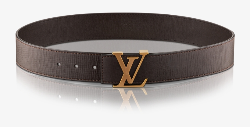 Lv Initials Utah Leather Belt Via Louis Vuitton - เข็มขัด Louis Vuitton ผู้ชาย, transparent png #3817472