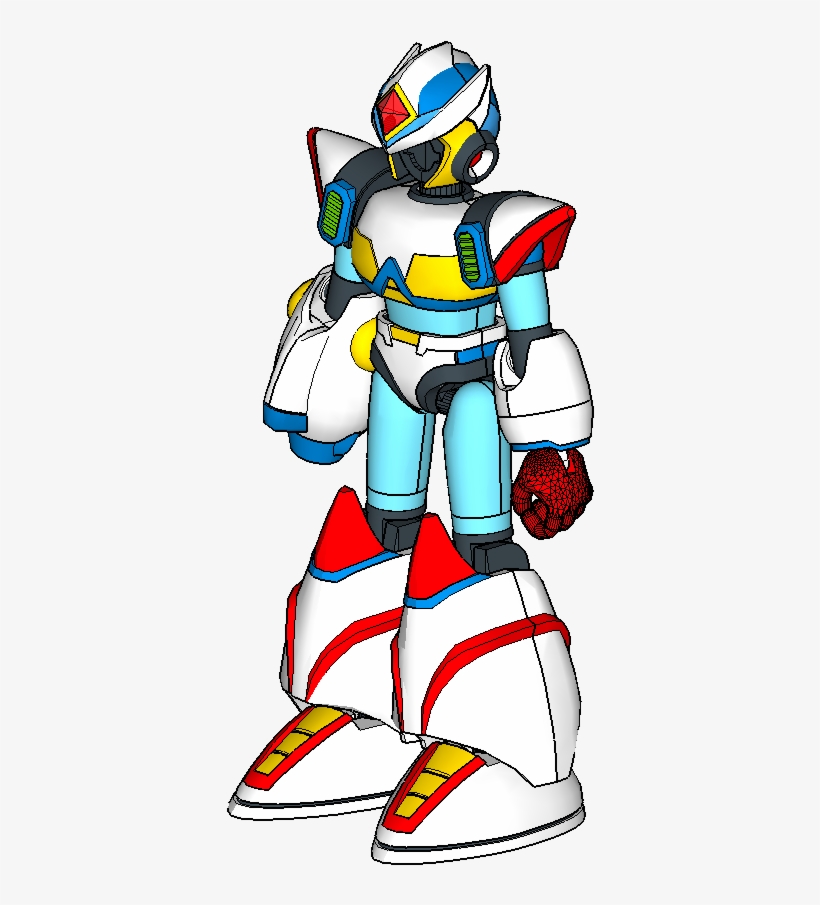 Mega Man X2 Helmet Upgrade - Rockman X2 Giga Armor, transparent png #3817642