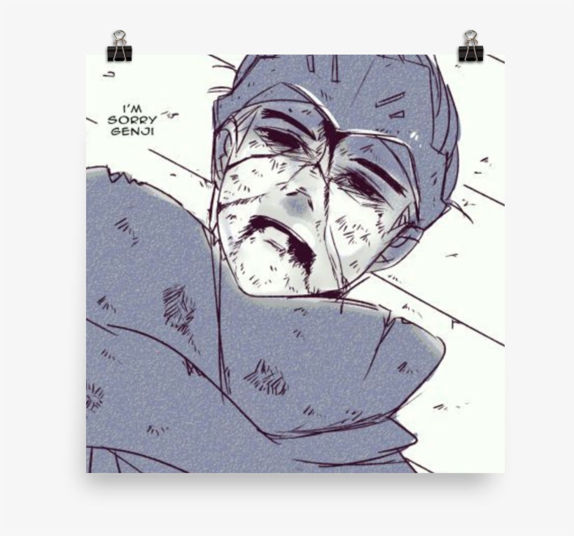 I'm Sorry Genji - Hanzo And Genji Sad, transparent png #3817927