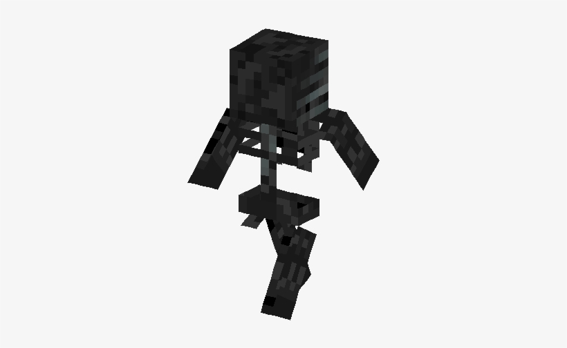 Wither Skin - Wither Skeleton Skin For Minecraft, transparent png #3818048