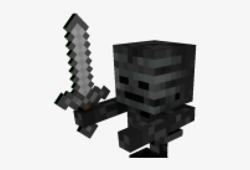 Click To Edit - Minecraft Wither Skeleton Png, transparent png #3818199