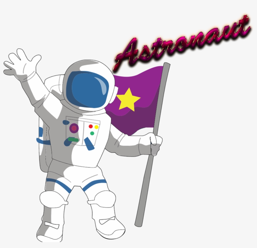 Cartoon Astronaut On Space, transparent png #3818229