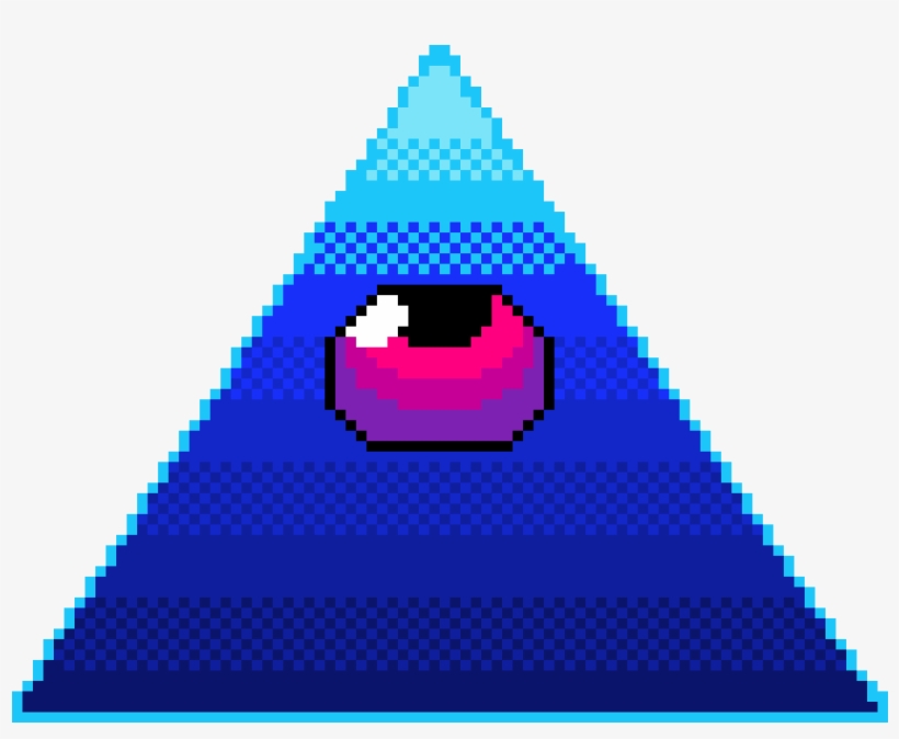 Bizarre Eye - Pixel Art, transparent png #3818327