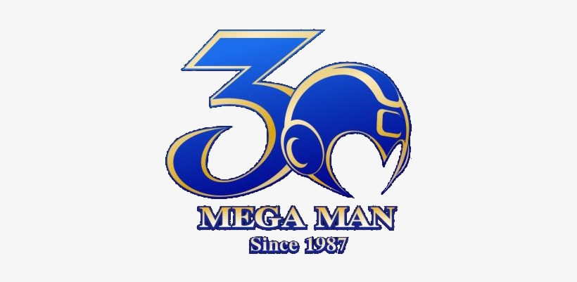 *main Screens *game Files - Mega Man 30th Anniversary Logo, transparent png #3818765