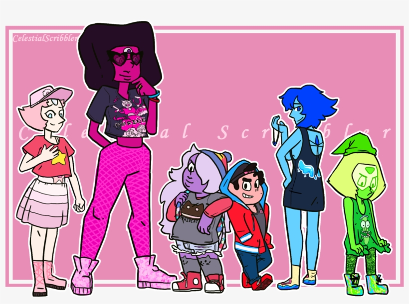 Steven Universe Characters In Their Hot Topic Line - Steven Universe, transparent png #3819074