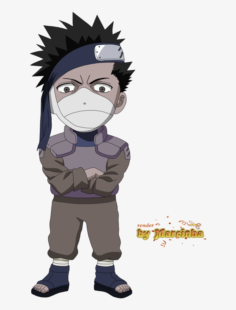 O Demônio Do Gás Oculto - Naruto Zabuza Chibi, transparent png #3819341