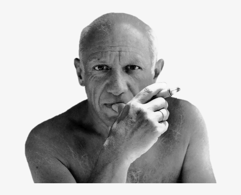Download - Pablo Picasso Smoking, transparent png #3819685