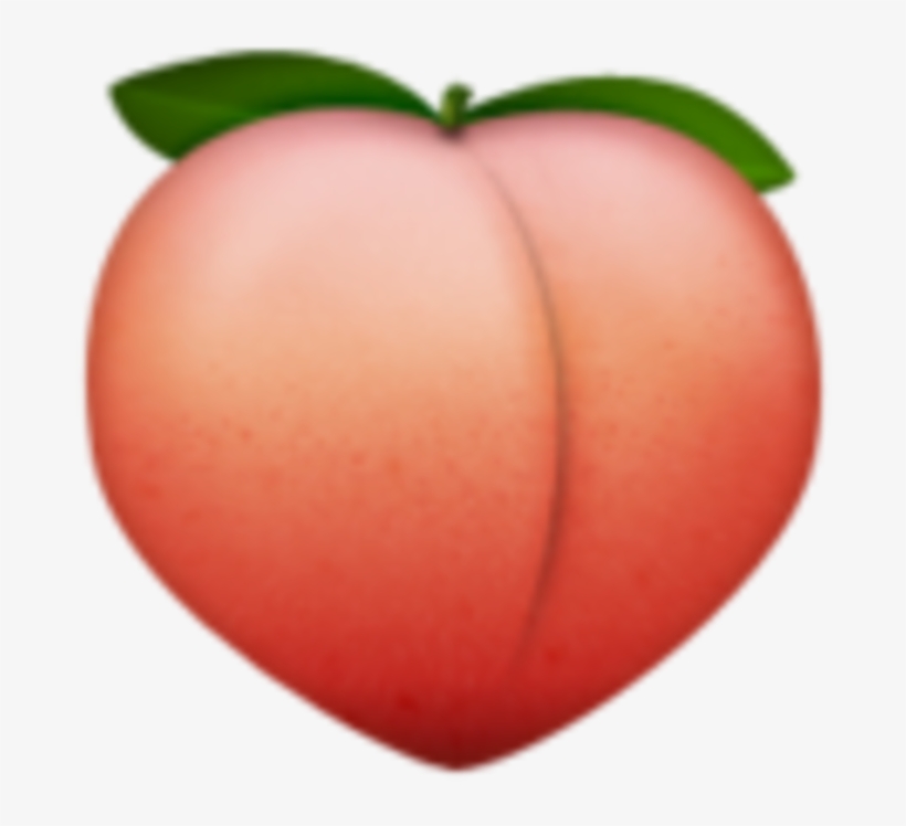 Facebook Dialog - Peach Ios Emoji, transparent png #3820411