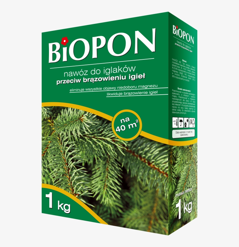 Biopon Conifer Fertilizer With Needle Browning Control - Biopon Для Хвойных Растений, transparent png #3820735