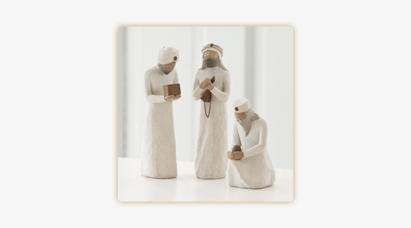 Willow Tree The Three Wisemen Figurine, transparent png #3820738