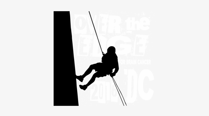 Going Over The Edge To Support Abc²'s Brain Cancer - Abseiling, transparent png #3821235