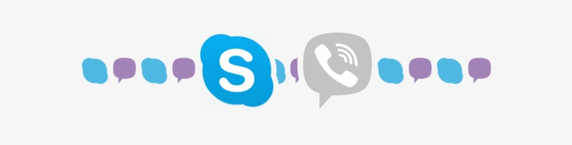 Skype Still Dominates - Viber Icon, transparent png #3822385