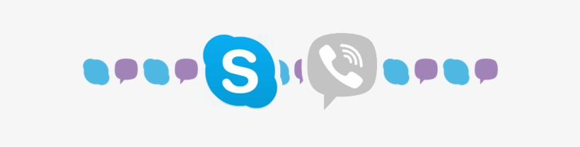 Skype Still Dominates - Viber Icon, transparent png #3822385