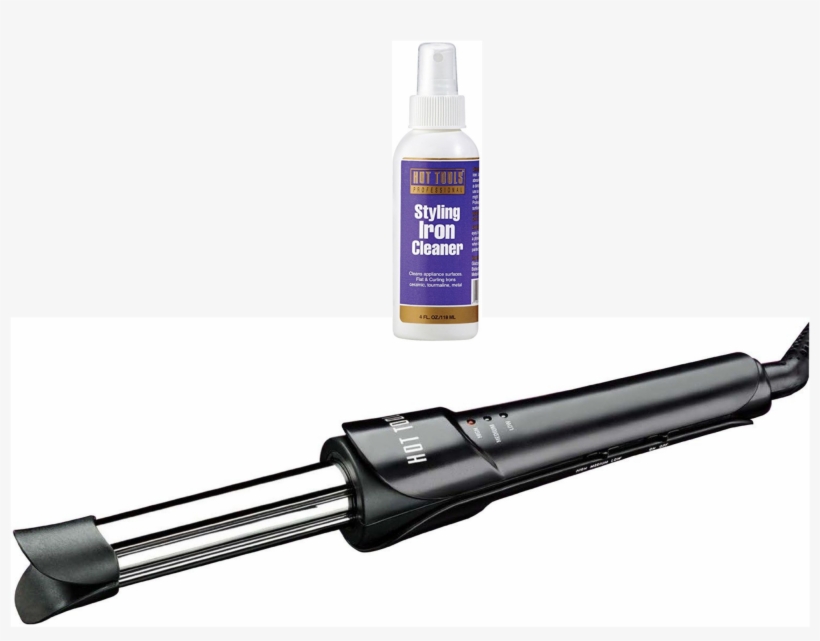 Hot Tools Instant Curling Iron With Bonus Free Bottle - Hot Tools Curling Iron, transparent png #3822433