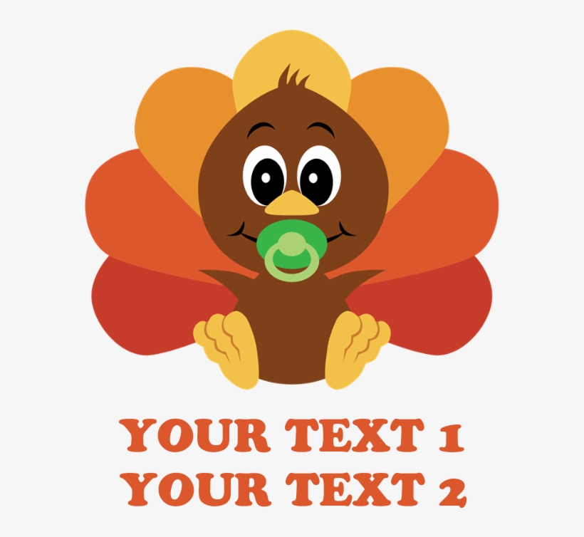 Download Jpg Free Download Personalize Ornament Round By Cute Baby Turkey Clipart Free Transparent Png Download Pngkey