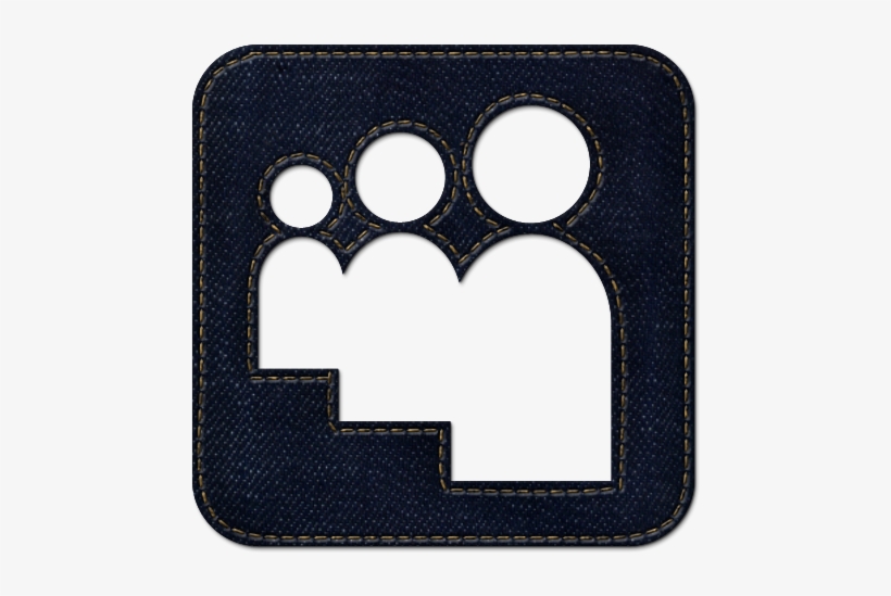Square, Myspace, Denim, Jean, Social, Logo Icon - Icon, transparent png #3823394
