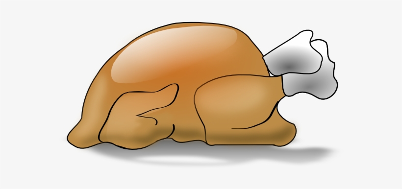 Cooked Turkey Clipart - Roast Turkey Clip Art, transparent png #3823395