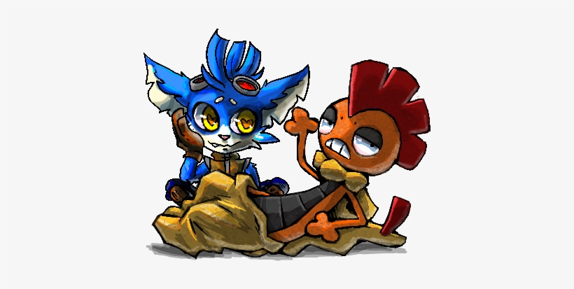 Rumble And Scrafty - Portable Network Graphics, transparent png #3823554