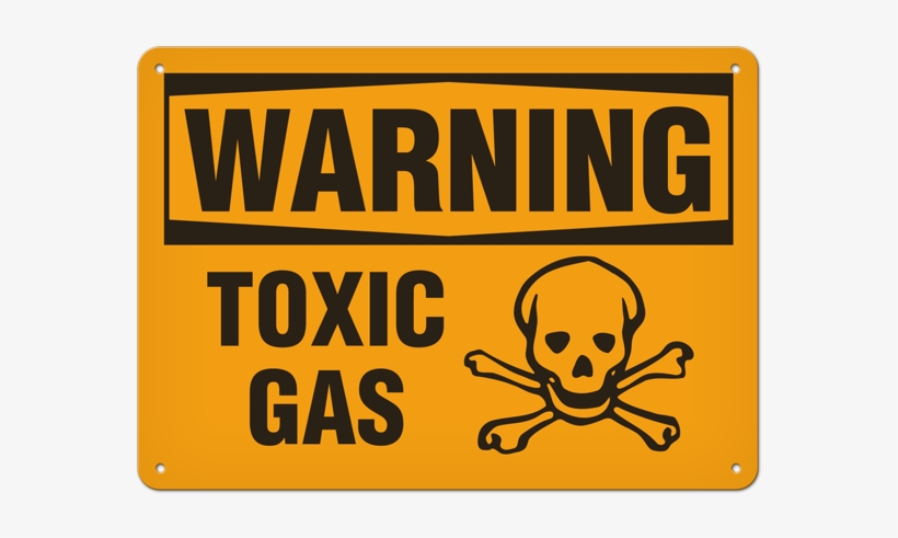 Safety Warning Sign, Warning Toxic Gas, Signs By Incom - Poisonous Gases, transparent png #3823760