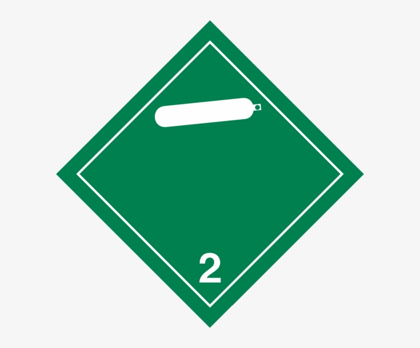 Non Flammable Gases - Gefahrstoffklasse 2, transparent png #3824003