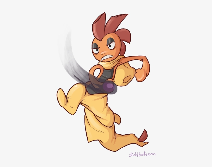 Scrafty - Cartoon, transparent png #3824103