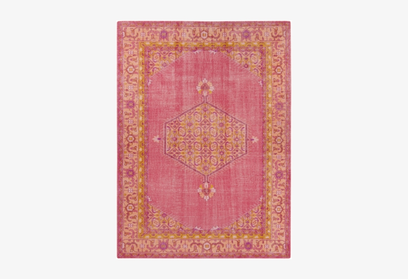 Zahra Burnt Orange & Hot Pink Rug Design By Surya - Surya Zahra Hand Knotted Wool Rug Pink, transparent png #3824454
