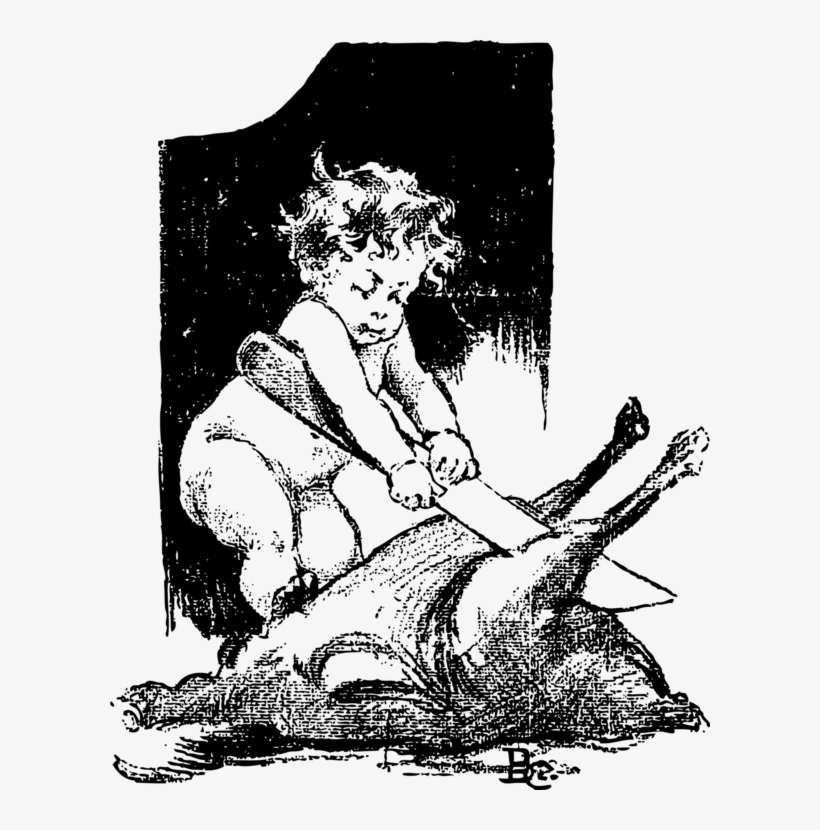 Cartoon Drawing Turkey Meat Line Art Computer Icons - Best Gift - Baby Carves Turkey Hoodie/t-shirt/mug Black/navy/pink/white, transparent png #3824566