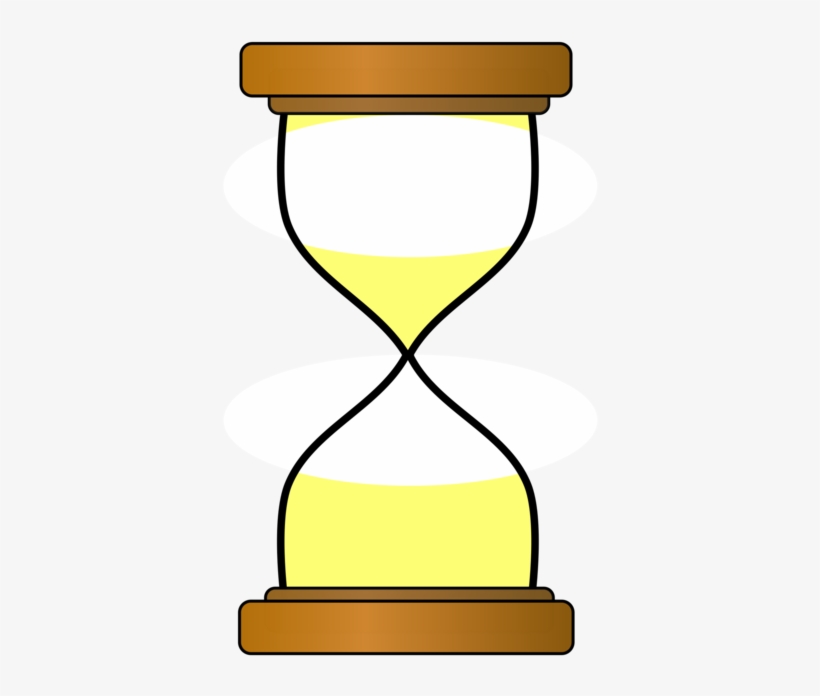 Hourglass Egg Timer Clock - Sand Clock Clip Art, transparent png #3824793