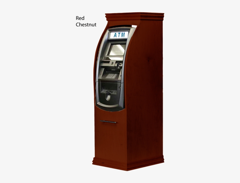 2500 Custom Wood Cabinet - Automated Teller Machine, transparent png #3825034