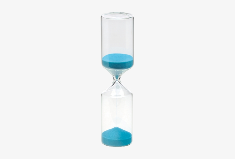 Blue Hourglass - Hourglass, transparent png #3825221