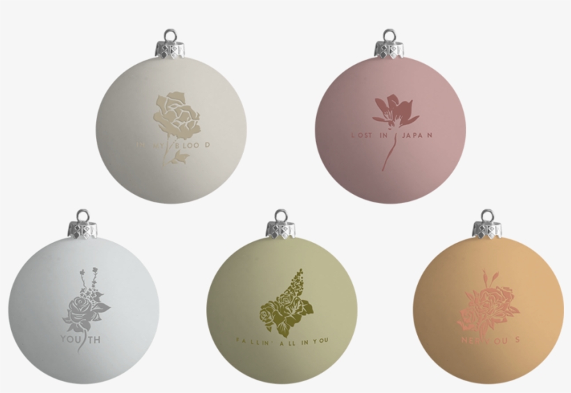 Floral Ornament Set - Christmas Ornament, transparent png #3825226