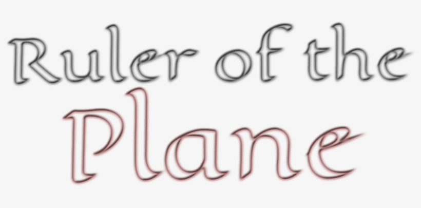 Ruler Of The Plane - Calligraphy, transparent png #3825376
