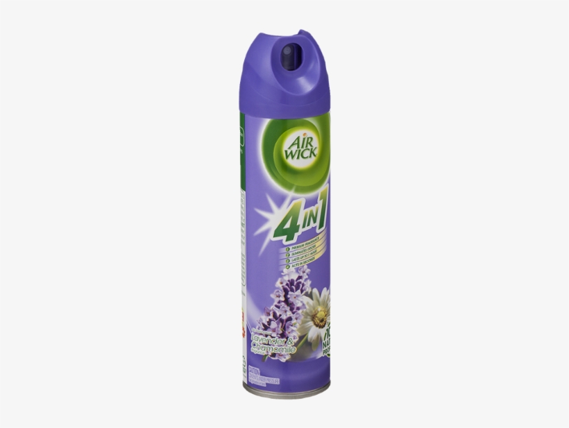 Airwick 4 In 1 Aerosol Air Freshener, 8 Oz, Lavender, transparent png #3825533