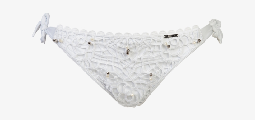 Sapph Coconut Beach Bow Bikini Broekje - Sapph Bikini-slip Coconut Beach In Weiß - 50% | Größe, transparent png #3825608