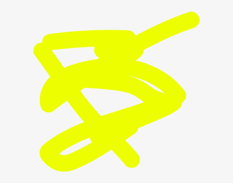 Yellow Scribble - Yellow, transparent png #3826001