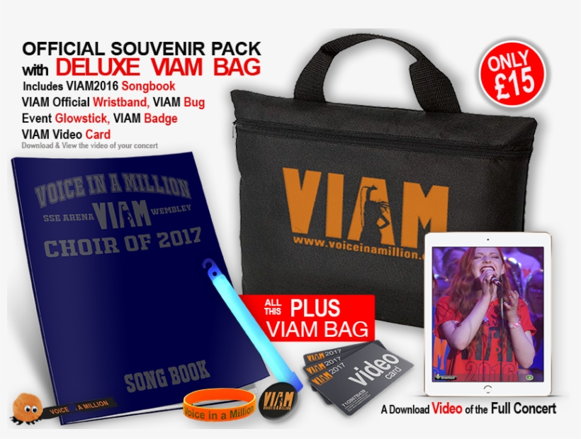 Viam2017 Deluxe Choir Merchandise Pack - American Bagger, transparent png #3826003