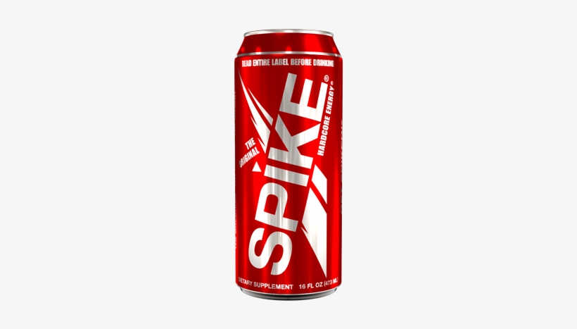 Spike® Hardcore Energy, Original 24 - Spike Energy Drink Orange, transparent png #3826332