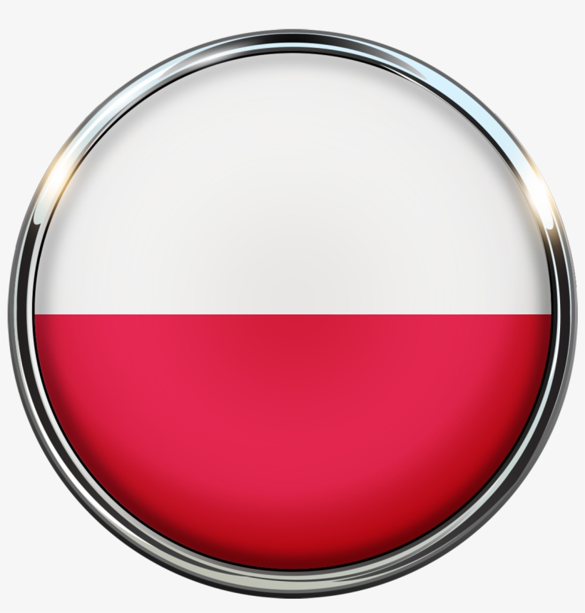 Poland Flag Circle Wallpaper 1524616 - Circle, transparent png #3826716