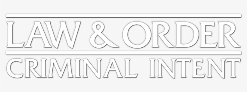 Law & Order - Law And Order Criminal Intent Logo, transparent png #3826801