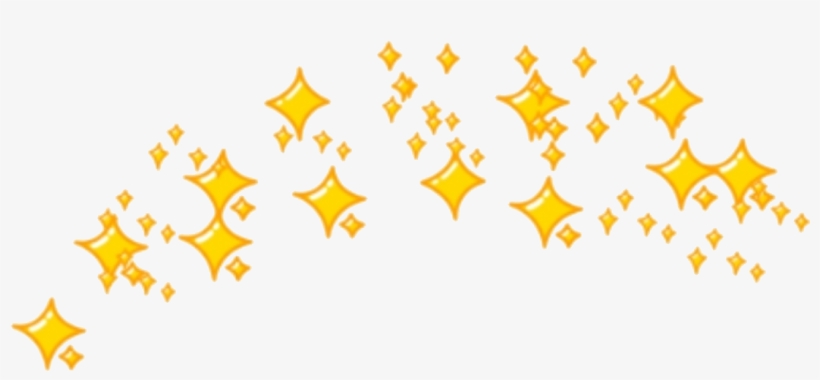 Sticker Sparkles Emoji Crown Yellow Yellowtheme Png - Overlay Picsart Editing Png, transparent png #3827041
