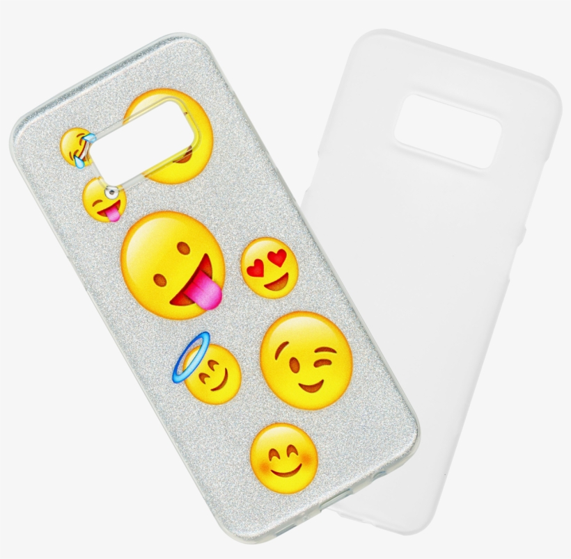 Samsung Galaxy S8 Plus Mm Emoji Glitter Hybrid - Smiley, transparent png #3827083